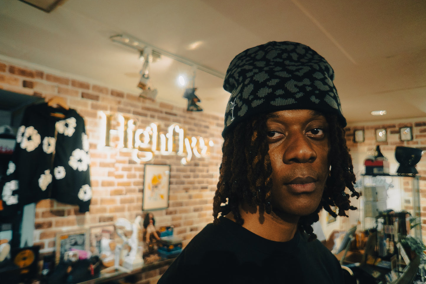 Leopard Print Beanie