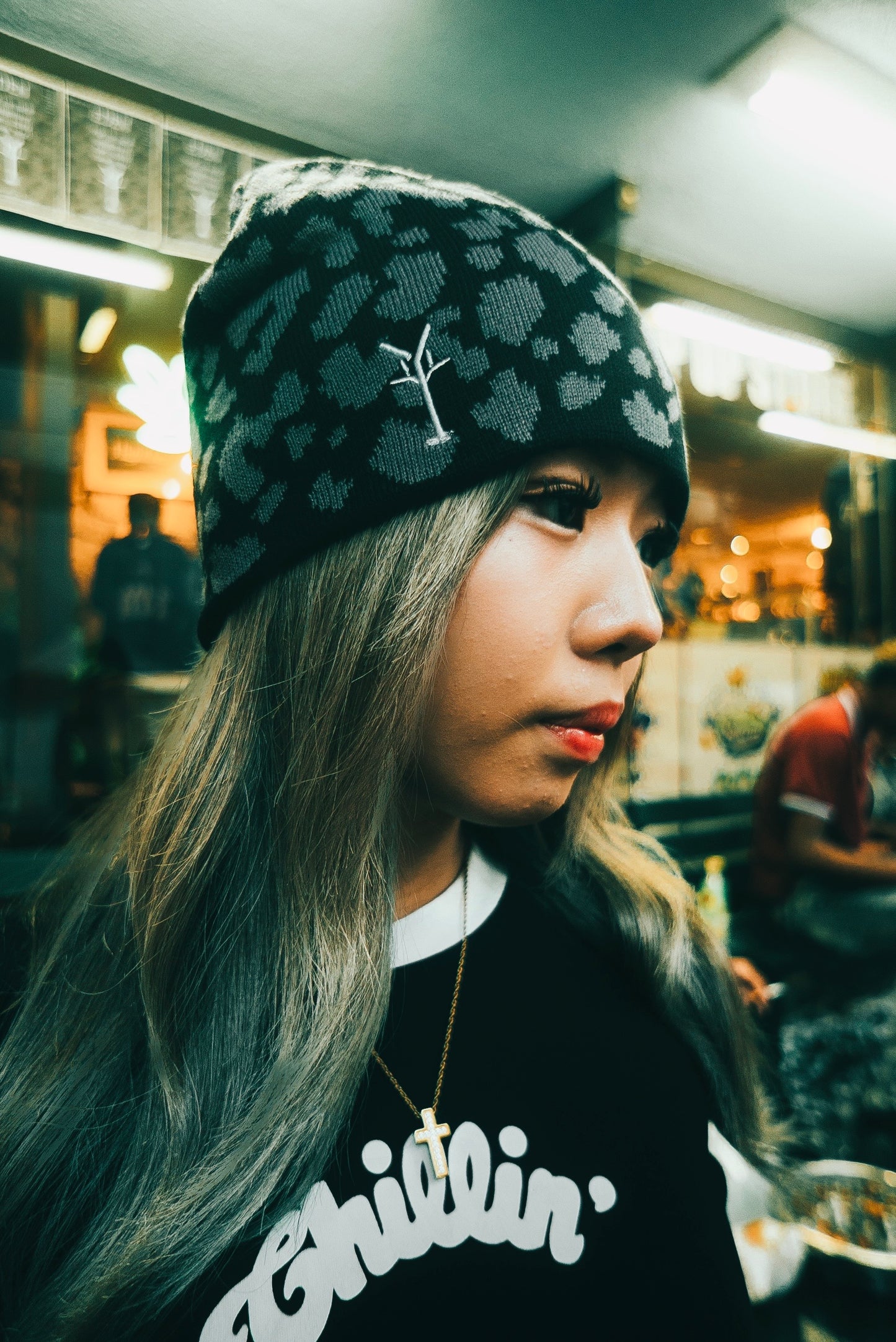 Leopard Print Beanie